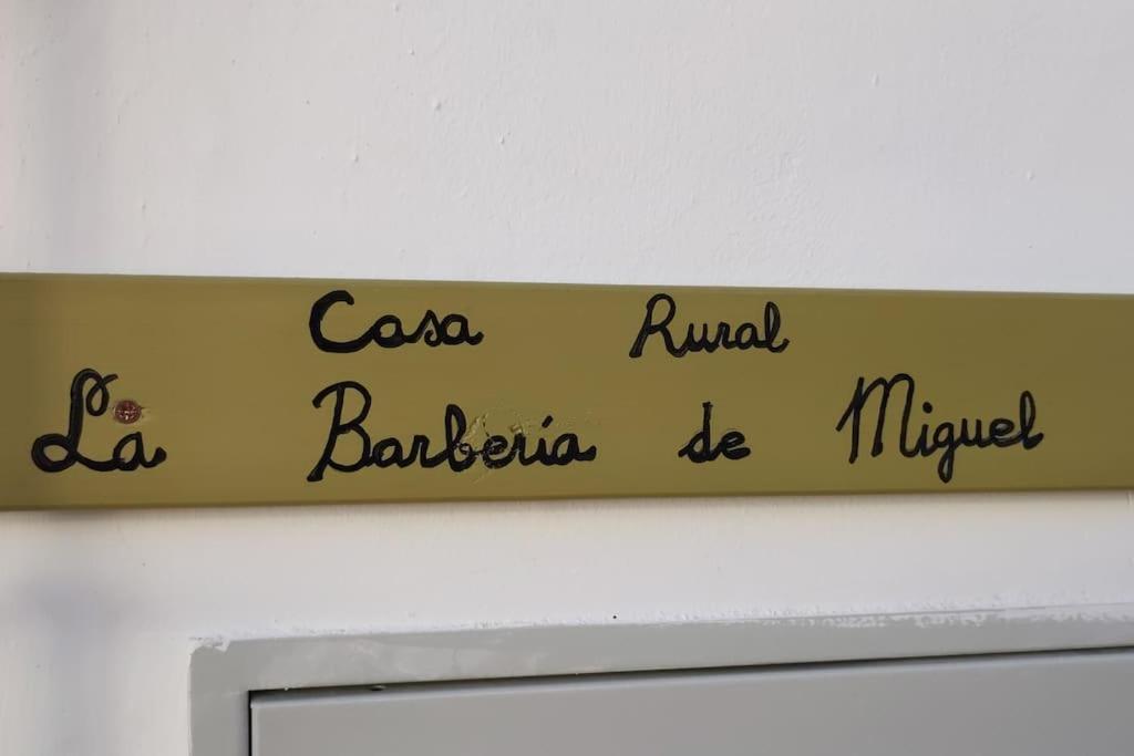 La Barberia De Miguel Villa El Chorro Kültér fotó